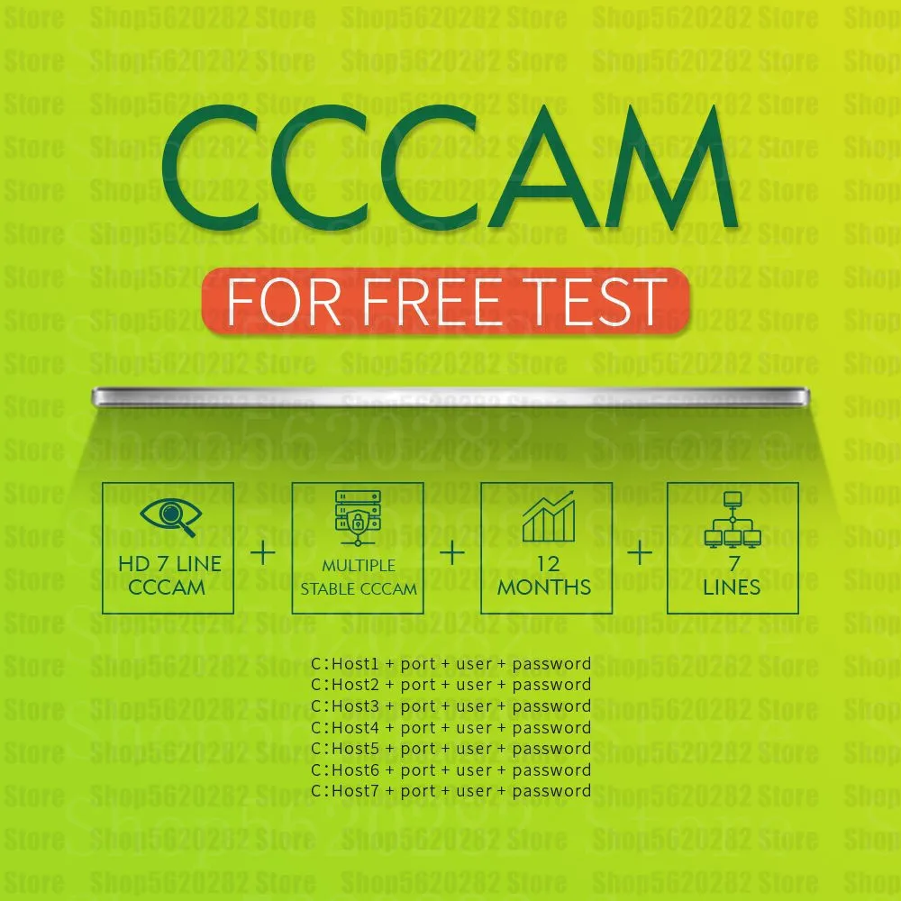 Europe Cccam Cline for Spain DVB-S2 Germany Poland Portugal 7 line Cccam Europe Cline for Gtmedia V8 satellite receiver
Europe Cccam Cline for Spain DVB-S2 Germany Poland Portugal 7 line Cccam Europe Cline for Gtmedia V8 satellite receiver