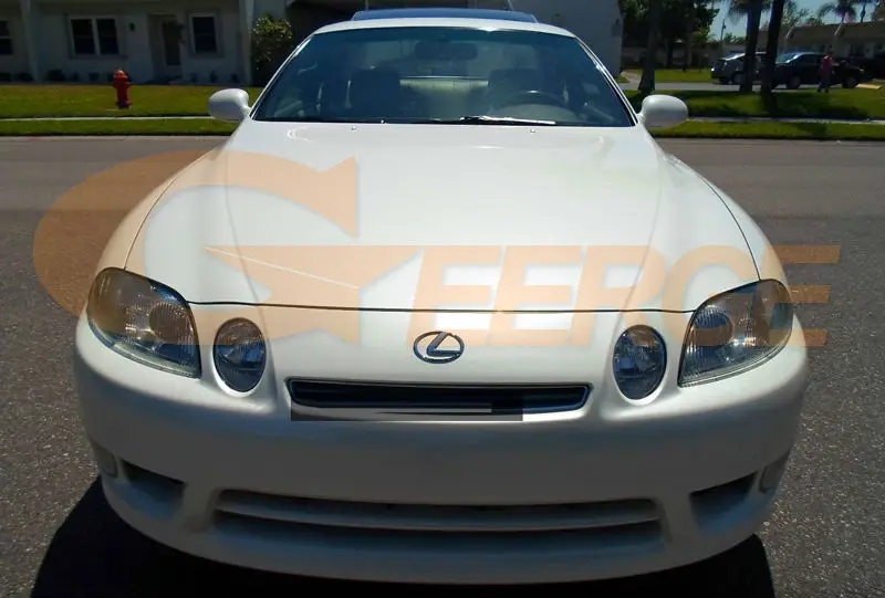 Для Lexus SC300 SC400 1991 2000 отличные ультра яркие CCFL ангельские глазки Halo кольца комплект