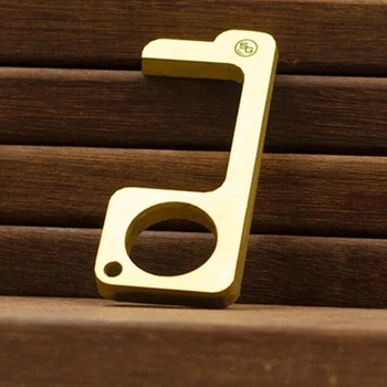 Anti-epidemic Anti-hygienic Anti-virus Brass Anti-contact Safety Protection EDC Isolation Key Door Opener brass door opener
Anti-epidemic Anti-hygienic Anti-virus Brass Anti-contact Safety Protection EDC Isolation Key Door Opener brass door opener