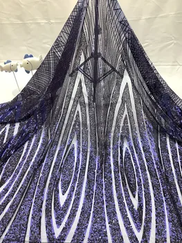 French Nigerian Sequin Bead Embroidery Mesh Lace African Tulle Mesh Lace Fabric High Quality Party Dress Design Luxurious, 5Y
French Nigerian Sequin Bead Embroidery Mesh Lace African Tulle Mesh Lace Fabric High Quality Party Dress Design Luxurious, 5Y