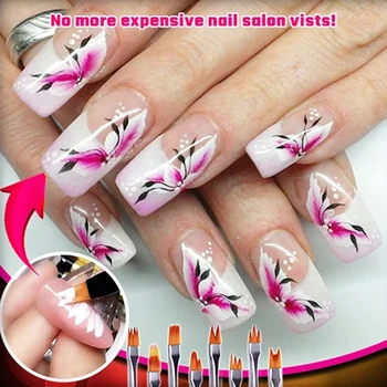 8pcs Nail Bloom Flower Nail Art Brush Pen Gel UV Nail Painting Flower Drawing Pen MU8669
8pcs Nail Bloom Flower Nail Art Brush Pen Gel UV Nail Painting Flower Drawing Pen MU8669