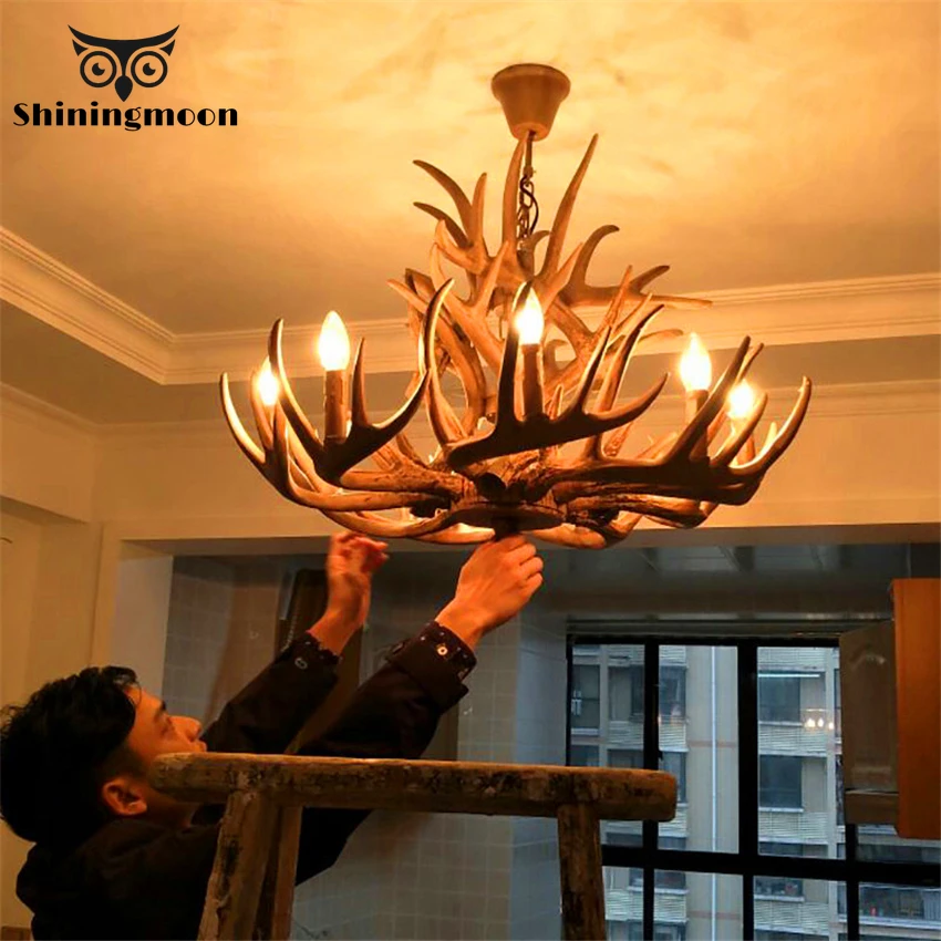 Modern Decor Chandelier Lighting American LOFT Kitchen Hanging Lamp Resin Wooden Luxury Bedroom Home Stair Chandeliers Lustre
Modern Decor Chandelier Lighting American LOFT Kitchen Hanging Lamp Resin Wooden Luxury Bedroom Home Stair Chandeliers Lustre