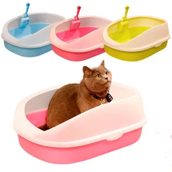 Pet Toilet Bedpan Anti Splash Cats Litter Box Cat Dog Tray With Scoop Kitten Dog Clean Toilette Home Plastic Sand Box Supplies
Pet Toilet Bedpan Anti Splash Cats Litter Box Cat Dog Tray With Scoop Kitten Dog Clean Toilette Home Plastic Sand Box Supplies