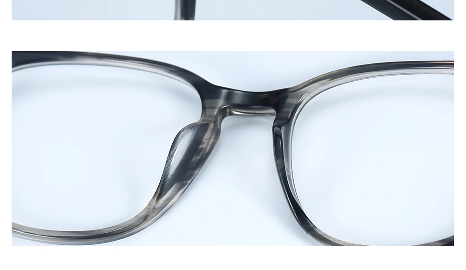 ZENOTTIC Transparent Glasses Frame Men Prescription Glasses Lenses Acetate Glasses Man Frames Optical Myopia Eyeglasses (11)