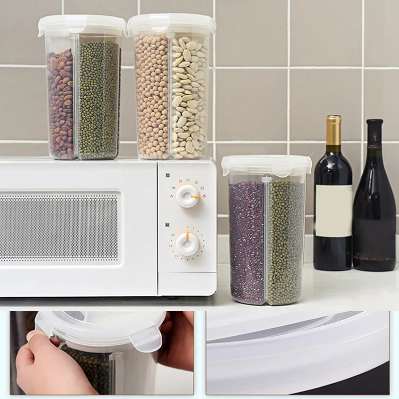 Grain Storage Container Rotating Transparent Sealed Cans Food Classification Tank DC120
Grain Storage Container Rotating Transparent Sealed Cans Food Classification Tank DC120