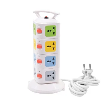 Vertical Extension Socket Overload Protection Multi Universal Jack Outlets 3/7/11/15 Ways Outlet with 2 USB Switch 1.8M Cord
Vertical Extension Socket Overload Protection Multi Universal Jack Outlets 3/7/11/15 Ways Outlet with 2 USB Switch 1.8M Cord