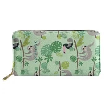 THIKIN Wallet Women Money Bags Ladies Long PU Leather Purse Girls Cute Sloth Print Coin Pouch for Females Travel Cartera Custom 
THIKIN Wallet Women Money Bags Ladies Long PU Leather Purse Girls Cute Sloth Print Coin Pouch for Females Travel Cartera Custom