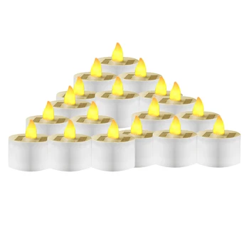 18pcs Solar Simulation Candle Flame Light LED Electric Yellow Flicking Lamp Plastic Tea Light for Home Party Decoration
18pcs Solar Simulation Candle Flame Light LED Electric Yellow Flicking Lamp Plastic Tea Light for Home Party Decoration