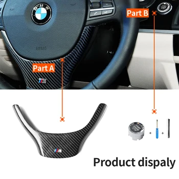 Carbon fiber steering wheel trim Interior moulding cover for BMW 5 series F10 F18
Carbon fiber steering wheel trim Interior moulding cover for BMW 5 series F10 F18