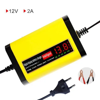 EU 12V 2A LCD Display Smart Charger For Motorcycle Car Full Automatic Charging Adapter 12V Lead Acid AGM GEL Battery 220V 
EU 12V 2A LCD Display Smart Charger For Motorcycle Car Full Automatic Charging Adapter 12V Lead Acid AGM GEL Battery 220V