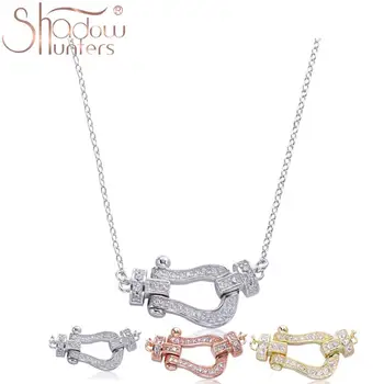 SHADOWHUNTERS Original 925 Sterling Silver Lock Pendant Necklaces Clear CZ Femme Luxury Brand Necklace Fashion Jewelry Making 
SHADOWHUNTERS Original 925 Sterling Silver Lock Pendant Necklaces Clear CZ Femme Luxury Brand Necklace Fashion Jewelry Making