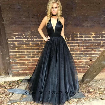Simple Black Tulle V Neck Aline Evening Dresses Prom Pleat Vestidos De Fiesta De Noche Robe De Soiree 
Simple Black Tulle V Neck Aline Evening Dresses Prom Pleat Vestidos De Fiesta De Noche Robe De Soiree
