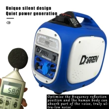 Electric Generator Gasoline Engine Gasoline Portable Generator Silent Inverter Generator 2.2Kw Electric Generator Gasoline Engine Gasoline Portable Generator Silent Inverter Generator 2.2Kw