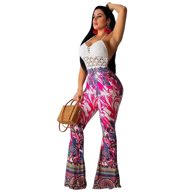 Wholesale Multi Color Printed High Waist Boot-Cut Long Pants 2019 New Fashion Elastic Waist Flat Flare Trousers 3 Color FM1130
Wholesale Multi Color Printed High Waist Boot-Cut Long Pants 2019 New Fashion Elastic Waist Flat Flare Trousers 3 Color FM1130