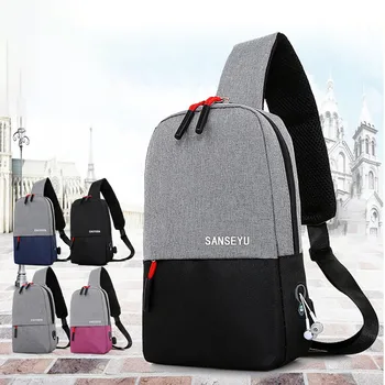 Chest Bag Men & Women Fashion Contrast Color Shoulder Bag Outdoor Messenger Bag Outdoor Sport Leisure Tasca delle signore#15
Chest Bag Men & Women Fashion Contrast Color Shoulder Bag Outdoor Messenger Bag Outdoor Sport Leisure Tasca delle signore#15