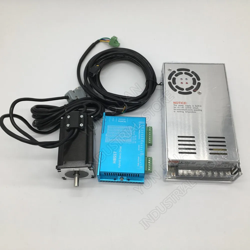 57MM Nema23 2.2N.m 315Oz-in Closed Loop Stepper Hybird Encoder Easy Servo Motor with Driver &300W Power Supply Kits
57MM Nema23 2.2N.m 315Oz-in Closed Loop Stepper Hybird Encoder Easy Servo Motor with Driver &300W Power Supply Kits