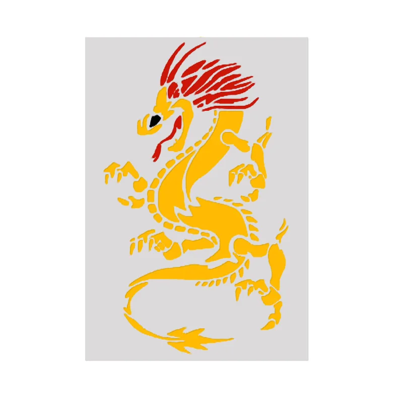 Трафареты с драконом для покраски 18*26, шаблон для рисования, граффити, ручная копия, с отверстиями, фотоальбом, графический инструмент для покраски распылением
Трафареты с драконом для покраски 18*26, шаблон для рисования, граффити, ручная копия, с отверстиями, фотоальбом, графический инструмент для покраски распылением