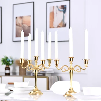 Gold Candle Holder Vintage Europe Stand Romantic Dinner Candle Holder Wedding Centerpiece Mumluk Lantern Decoration MM50ZT
Gold Candle Holder Vintage Europe Stand Romantic Dinner Candle Holder Wedding Centerpiece Mumluk Lantern Decoration MM50ZT