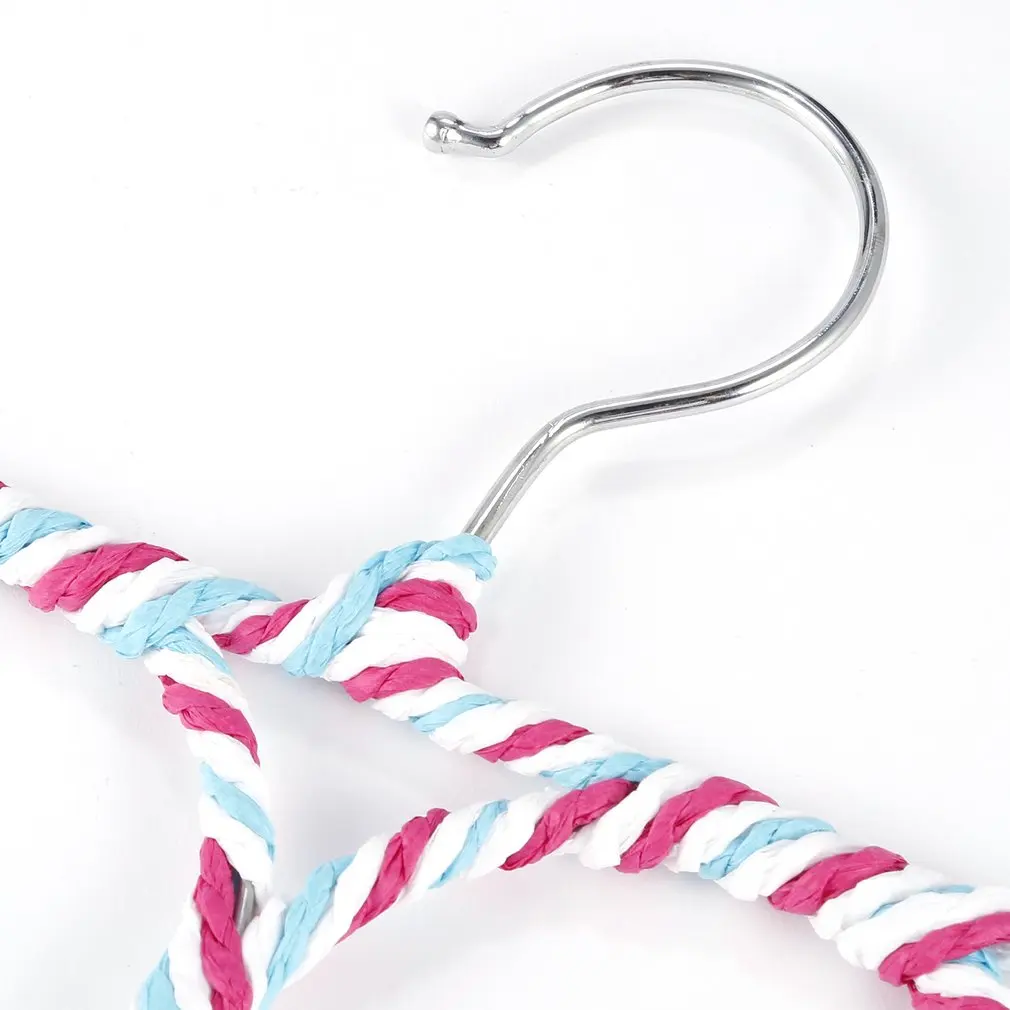 16 Holes Ring Rope Slots Rattan Weaving Folding Scarf Holders Hangers