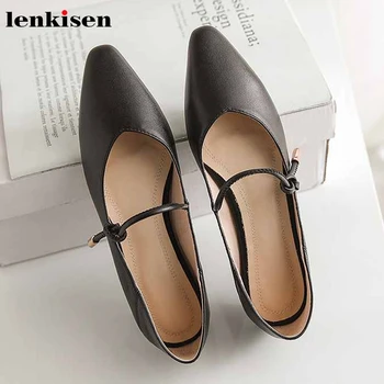 Lenksien fashion small square toe soft genuine leather flats shoes simple style solid daily wear women comfortable shoes L08
Lenksien fashion small square toe soft genuine leather flats shoes simple style solid daily wear women comfortable shoes L08