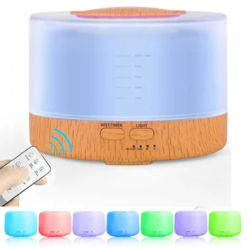 500ml Humidifier Remote Control 7 LED Lights Essential Oil Diffuser Cool Mist Humidifier Aromatherapy Diffuser Air Humidifier
500ml Humidifier Remote Control 7 LED Lights Essential Oil Diffuser Cool Mist Humidifier Aromatherapy Diffuser Air Humidifier