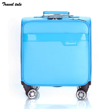 TRAVEL TALE 18" inch carry on luggage leather suitcase blue rose carry on travel bag for ladies
TRAVEL TALE 18" inch carry on luggage leather suitcase blue rose carry on travel bag for ladies