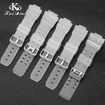 FOR Transparent modification white GA110/BA110/ DW5600/ GMW5610 Case watch strap Comfortable waterproof silicone bracelet watch 
FOR Transparent modification white GA110/BA110/ DW5600/ GMW5610 Case watch strap Comfortable waterproof silicone bracelet watch