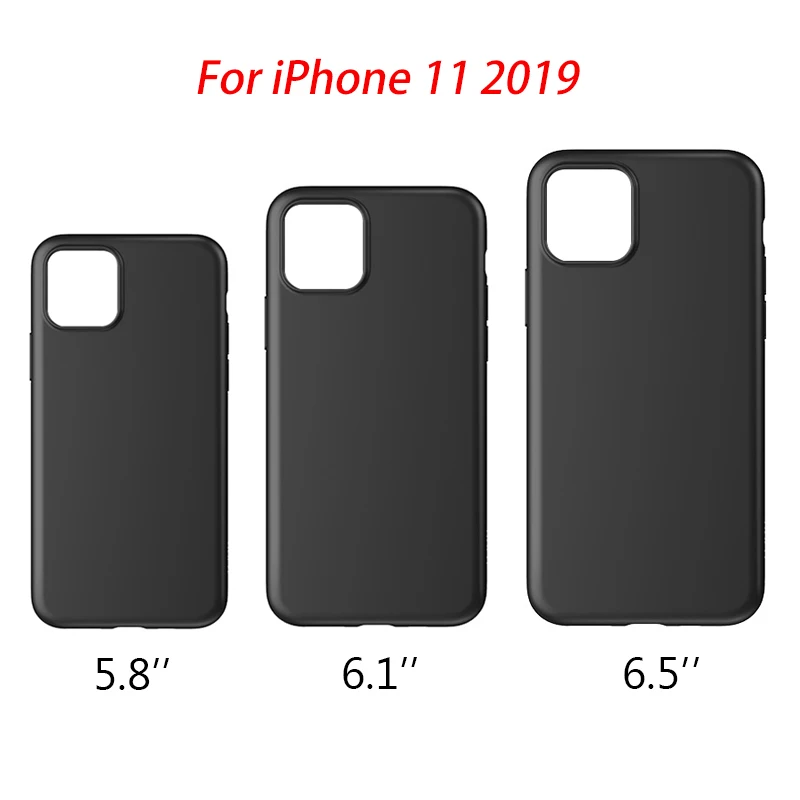 For iPhone XI 2019 Silicone Phone Protective Shell For iPhone XI MAX XIR 11 11+ Plus 2019 Waterproof Silicone Black TPU Case New
For iPhone XI 2019 Silicone Phone Protective Shell For iPhone XI MAX XIR 11 11+ Plus 2019 Waterproof Silicone Black TPU Case New