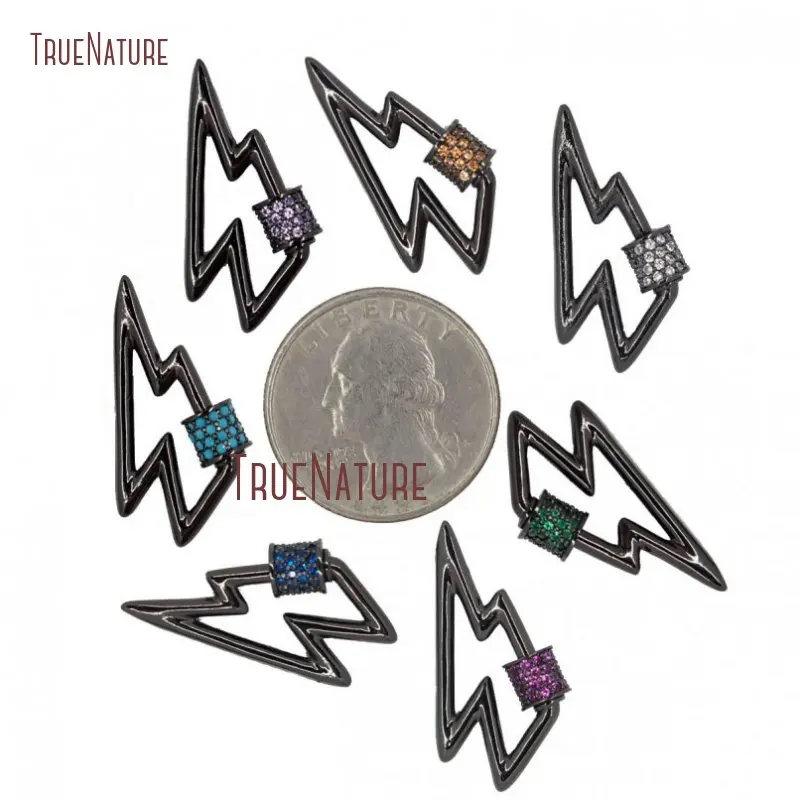 Cubic Zirconia Pave Clasp CZ Micro Pave Lightening Screw Clasp Lock Carabiner Pave Lock 29mmx14mm FC27929
Cubic Zirconia Pave Clasp CZ Micro Pave Lightening Screw Clasp Lock Carabiner Pave Lock 29mmx14mm FC27929