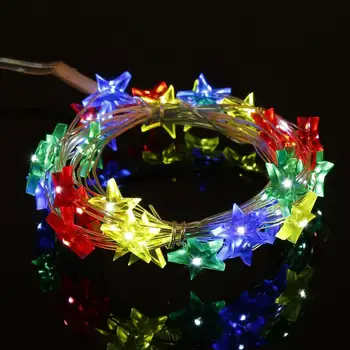 2M LED Star Copper Wire String Lights LED Fairy Lights Christmas Wedding Decoration Lights Battery Operate Twinkle Lights
2M LED Star Copper Wire String Lights LED Fairy Lights Christmas Wedding Decoration Lights Battery Operate Twinkle Lights