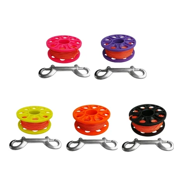 Scuba Diving Snorkel Finger Reel Guide Line Spool & 30m High Visibility Strong Line + 9cm Double End Bolt Snap
Scuba Diving Snorkel Finger Reel Guide Line Spool & 30m High Visibility Strong Line + 9cm Double End Bolt Snap