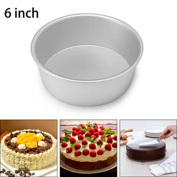 6 Inch Round Toast Bread Cake Pan Bakeware Mold Baking Tray Mould Kitchen Aluminum Alloy DIY Non Stick Pan Baking Supplies
6 Inch Round Toast Bread Cake Pan Bakeware Mold Baking Tray Mould Kitchen Aluminum Alloy DIY Non Stick Pan Baking Supplies