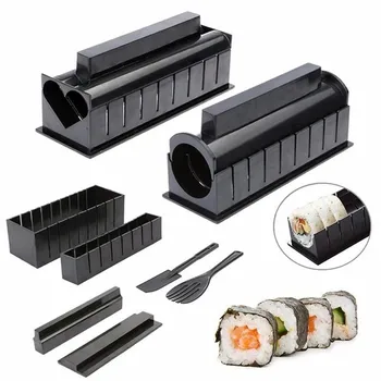 10 Pcs/Set DIY Sushi Making Kit Rice Roll Sushi Maker Japanese Sushi Cooking Tool Kitchen Sushi Mold
10 Pcs/Set DIY Sushi Making Kit Rice Roll Sushi Maker Japanese Sushi Cooking Tool Kitchen Sushi Mold