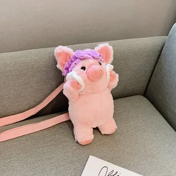 Cute Pig Plush Bag Women's Bag 2020 New Style Popular Plush Doll Messenger Bag Shoulder Bag 
Cute Pig Plush Bag Women's Bag 2020 New Style Popular Plush Doll Messenger Bag Shoulder Bag