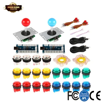 2 Player LED Arcade Game DIY Kit for Joystick MAME Raspberry Pi Zero Delay USB Encoder + LED Push Button Octagonal Restrictor
2 Player LED Arcade Game DIY Kit for Joystick MAME Raspberry Pi Zero Delay USB Encoder + LED Push Button Octagonal Restrictor