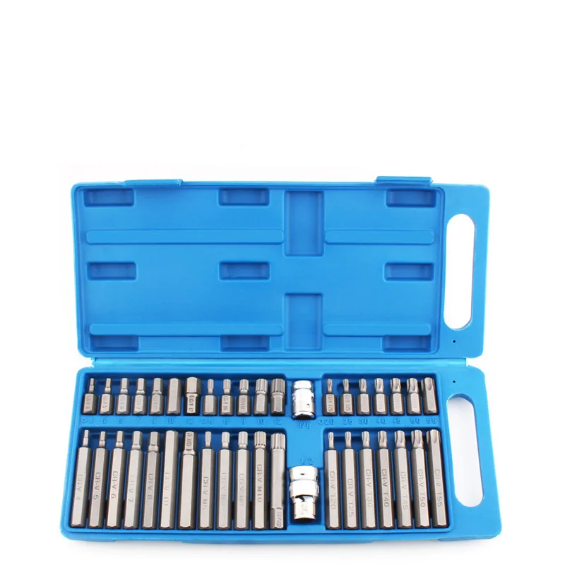 40 pieces/batch hexagonal cross sleeve bit set 1/2 inch 3/8 inch drive bit sleeve set, with box manual tool kit non-precision...
40 pieces/batch hexagonal cross sleeve bit set 1/2 inch 3/8 inch drive bit sleeve set, with box manual tool kit non-precision...