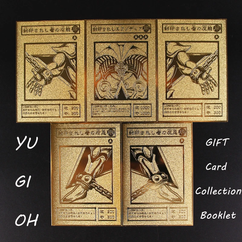 Yu Gi Oh Exodia The Forbidden A Japanese Anime Around Gold Card Figure Collection Forbidden An Exodia Metal Card Kids Toy Gift 
Yu Gi Oh Exodia The Forbidden A Japanese Anime Around Gold Card Figure Collection Forbidden An Exodia Metal Card Kids Toy Gift