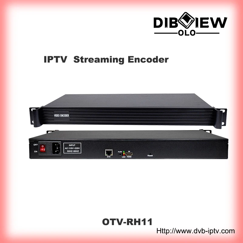 

OTV-RH11 1U Rack H.264 H.265 HD HDMI to IP IPTV Streaming encoder With SRT RTSP RTMP UDP ONVIF HLS RTMPS for YOUTUBE Facebook