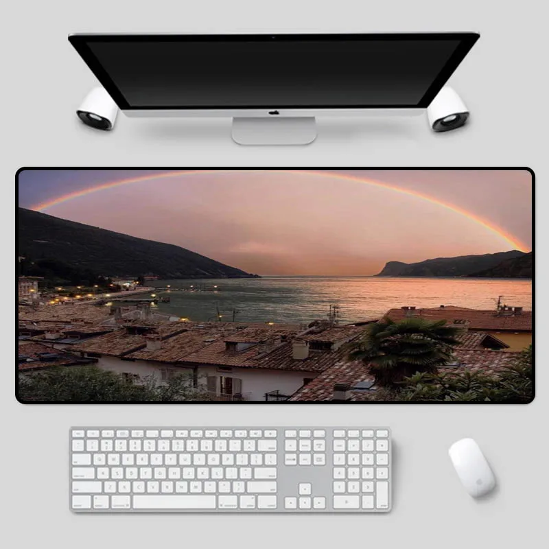 XGZ Beautiful scenery mouse pad coast town pattern series table pad home large size rubber non-slip keyboard pad
XGZ Beautiful scenery mouse pad coast town pattern series table pad home large size rubber non-slip keyboard pad