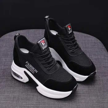 2020 Spring women sneakers New off-the-Shelf Fashion Lace-up Height Increrasing Platform Sneakers Breathable Female Trainer
2020 Spring women sneakers New off-the-Shelf Fashion Lace-up Height Increrasing Platform Sneakers Breathable Female Trainer