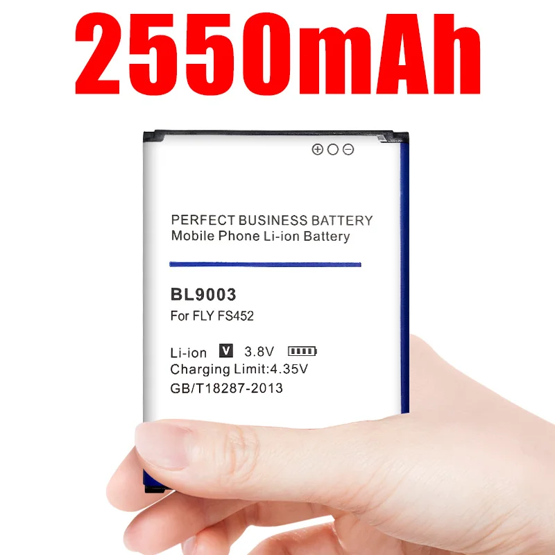 100% New 2550mAh BL9003 BL 9003 Li-ion Battery for Fly FS452 Nimbus 2 bl9003 Batteries
100% New 2550mAh BL9003 BL 9003 Li-ion Battery for Fly FS452 Nimbus 2 bl9003 Batteries