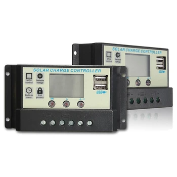 10A Auto PWM Solar Panel Battery Regulator Charge Controller 12V 24V LED USB
10A Auto PWM Solar Panel Battery Regulator Charge Controller 12V 24V LED USB