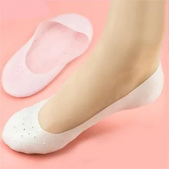 1Pair Gel Sock Silicone Foot Care Tool Feet Protector Pain Relief Crack Prevention Moisturize Dead Skin Removal Sock With Hole
1Pair Gel Sock Silicone Foot Care Tool Feet Protector Pain Relief Crack Prevention Moisturize Dead Skin Removal Sock With Hole