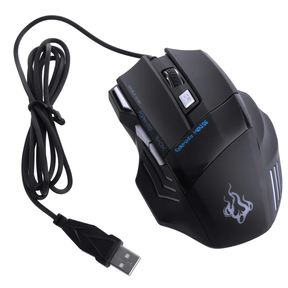 5500 DPI 7 Button LED Optical USB Wired Gaming Mouse Mice For Pro Game Computer Accessories
5500 DPI 7 Button LED Optical USB Wired Gaming Mouse Mice For Pro Game Computer Accessories