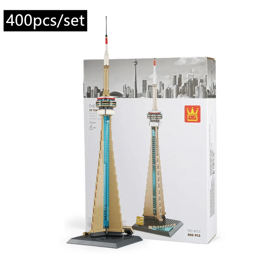 New World famous architectural model the CN Tower fit city Building Blocks Bricks dyi Toys For Children Birthday gift
New World famous architectural model the CN Tower fit city Building Blocks Bricks dyi Toys For Children Birthday gift