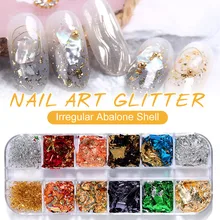 12 Colors 3D Irregular Abalone Shell Nail Art Glitter Natural Sea Shell Flake Sequins Nail Art Decoration Manicure Accessories
12 Colors 3D Irregular Abalone Shell Nail Art Glitter Natural Sea Shell Flake Sequins Nail Art Decoration Manicure Accessories