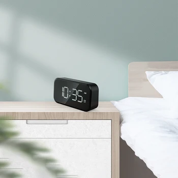 5 Inch Digital Alarm Clock LED Mirror Screen Table Clock Electronic Morning Wake Up Clock For Student Work Bedroom Decor Gift
5 Inch Digital Alarm Clock LED Mirror Screen Table Clock Electronic Morning Wake Up Clock For Student Work Bedroom Decor Gift