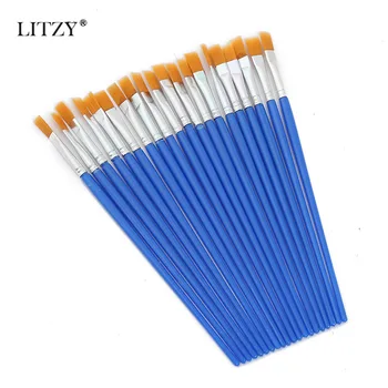 20Pcs/Set Nylon Hair Wooden Handle Watercolor Paint Brush Pen for Learning Diy Painting Art Paint Brushes Pen School Supplies 
20Pcs/Set Nylon Hair Wooden Handle Watercolor Paint Brush Pen for Learning Diy Painting Art Paint Brushes Pen School Supplies