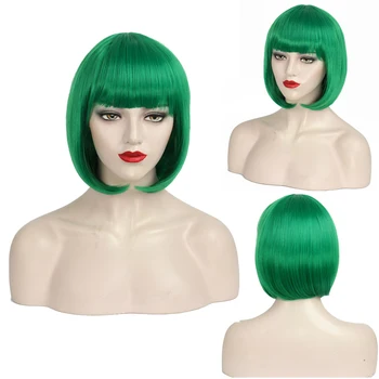 Short Bob Wigs With Straight Bangs 12 Inch Short Synthetic Fiber Bob Wigs for Women Short Bob Wigs
Short Bob Wigs With Straight Bangs 12 Inch Short Synthetic Fiber Bob Wigs for Women Short Bob Wigs