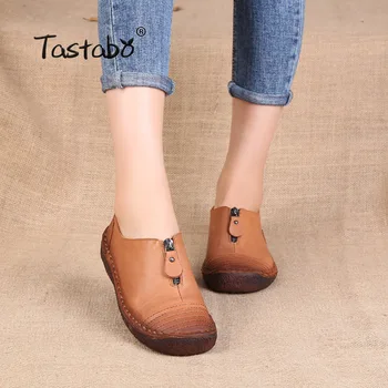 Tastabo Genuine Leather Handmade Women Shoes Casual wild shoes Multiple colors available 7330 Driving shoes Lace-up soft-soled
Tastabo Genuine Leather Handmade Women Shoes Casual wild shoes Multiple colors available 7330 Driving shoes Lace-up soft-soled